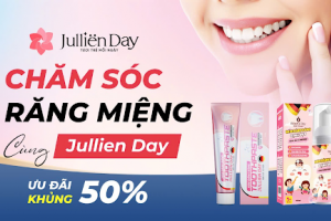 CHƯƠNG TRÌNH ƯU ĐÃI ĐẶC BIỆT TỪ JULLIEN DAY: CƠ HỘI SỞ HỮU SẢN PHẨM CHĂM SÓC RĂNG MIỆNG CAO CẤP CHO CẢ GIA ĐÌNH VỚI ƯU ĐÃI 50%