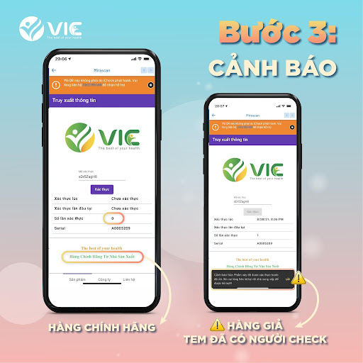 Công ty TNHH thương mại dịch vụ V.I.C hướng dẫn nhận biết sản phẩm Kẹo dứa giảm cân V.I.C chính hãng