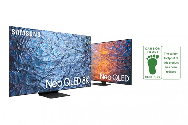 TV Samsung Neo QLED 2023 đạt chứng nhận giảm phát thải CO2 từ Carbon Trust